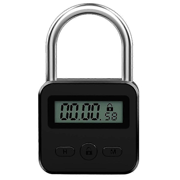 Metallisk Timerlås LCD-display Multifunktionell Elektronisk Tid 99 Timmar Max Tidtagning USB Laddningsbar Ti [Db]