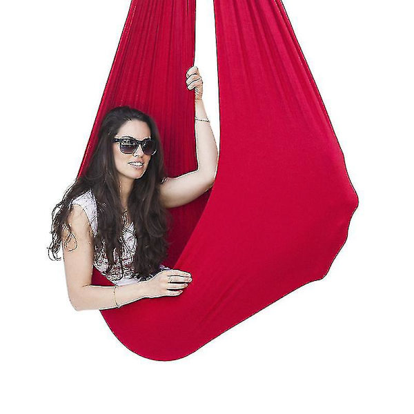 2022 Nytt Aerial Yoga Swing Set & Hängmattesats För Flexibilitet & Smärtlindring [DB] purple 150*280CM