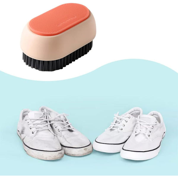 Mjukborstad sneaker och klädsko borste