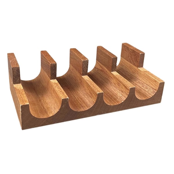 Treholder for Sushi, Serveringsfat for Sushi, Serveringsfat Stativ, Taco Stativbrett for Samlinger Restaurant [DB] Wood 4 Grid