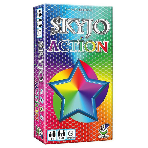 Skyjo Action, fra Magilano - Det underholdende kortspill-festbrettspill for hele familien [DB] B