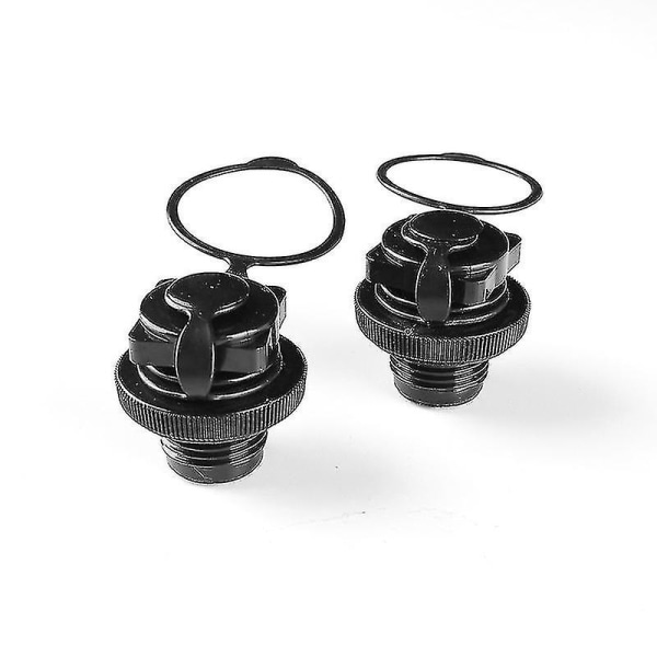 Lay-z-spa Luftventil med skruvlock passar till Bestway Vegas Premium Miami_l28  [dB} 2pcs-Black