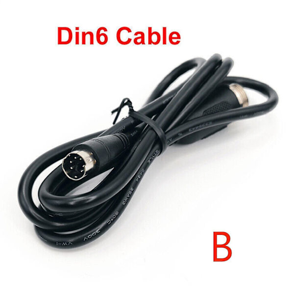 1 stk. Din6-usb kabeladapter til Thrustmaster Th8a-tilslutning passer til Tssh Tssh+/ Gave [db] DIN6 1pcs