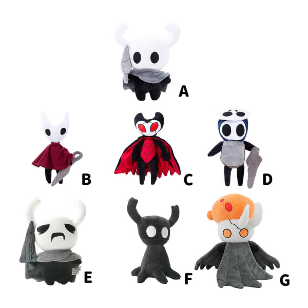 DB Hollow Knight Dukke Tom Knight 2 Silk Song Spil Periferi Plys Legetøj Dukke Gave Til Børn Fans Green