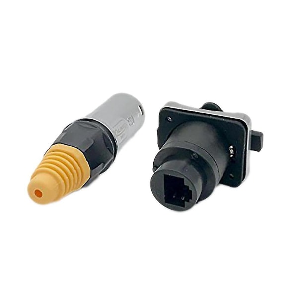 Rj45 Etet Indrial Circular Connector Plug And Fe Panel Mount Socket Outdoor Pr [DB]