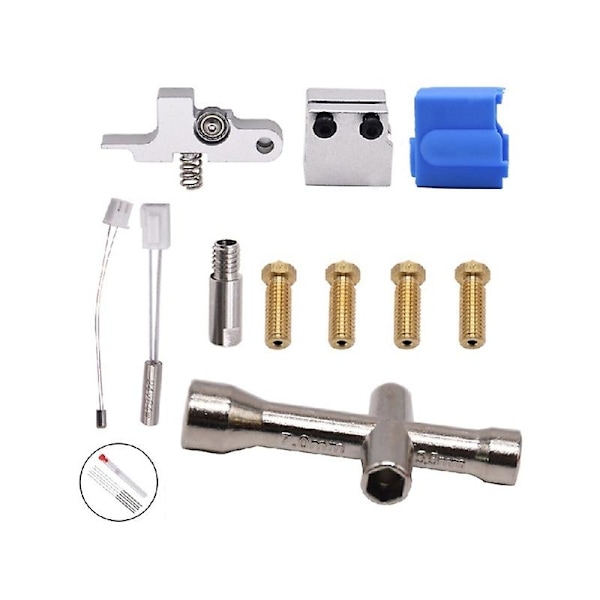 3D-skrivar Extruder för Sidewinder X1 Genius Silikonmunstycke-kit Halshandtag {Db} D suite