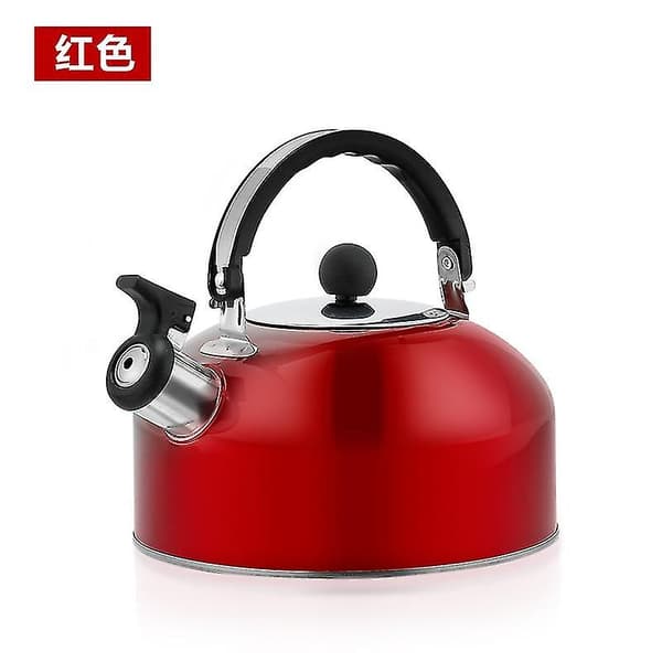 Db 2.0L Fløytekjele Polert Kvalitets Rustfritt Stål 2.0 Liter Campingkjele Red