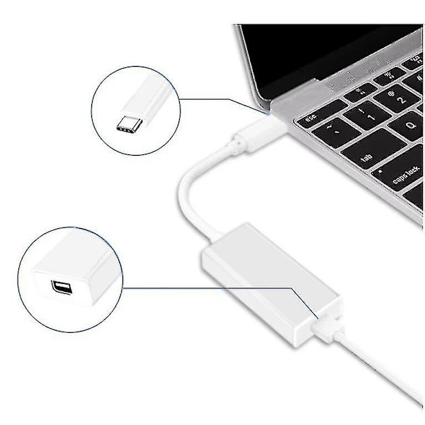 1x Thunderbolt 3 Til Thunderbolt 2 Adapter Type C Kabel Usb Til Macbook Air Pro db