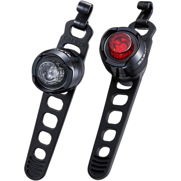 CatEye Orb Front- og baklyssett, polert svart [DB]