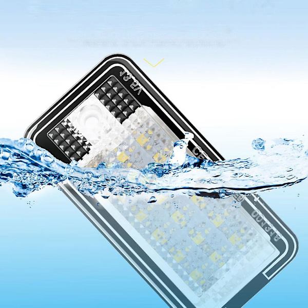 2 st LED-nummerplåtslampor för A3 S3 A4 S4 A6 C6 A8 S8 Q7 Db