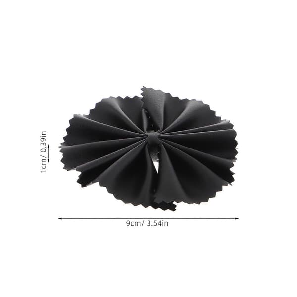 Smykkedisplay Ringholder til dekoration Elegant sort PU ringdisplay[DB]