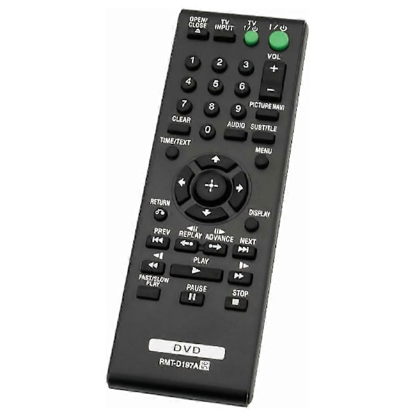 RMT-D197A Fjernkontroll for Sony CD/DVD-spiller DVP-SR510H DVP-SR210P DVP-SR510 DVP-SR210 DVPSR510H DVPSR210P DVPSR510 DVPSR210 [DB]
