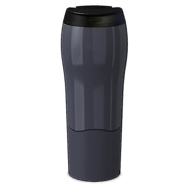 Db Bärbar Mighty Mug Solo Resemugg för Kaffe, örtte, iste, kolsyrad dryck, vattenflaska, 550 ml, Aike Black