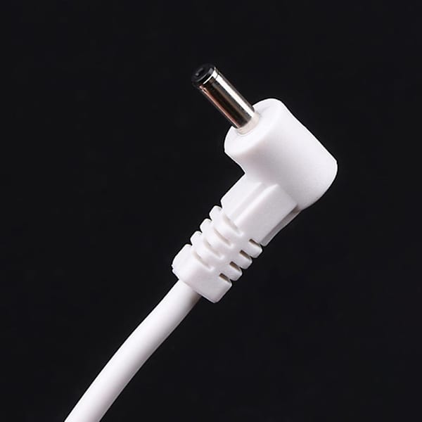 USB hane till 90 graders 3,5 mm x 1,35 mm för DC-strömstickpropp hane 5V kabel 100 cm/3,3 fot [DB] White