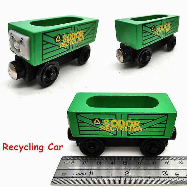 Thomas ja ystävät junatankkimoottori puinen rautatiemagneetti Kerää lahjaksi leluja Osta 1 Hanki 1 ilmainen Db Recycling Car