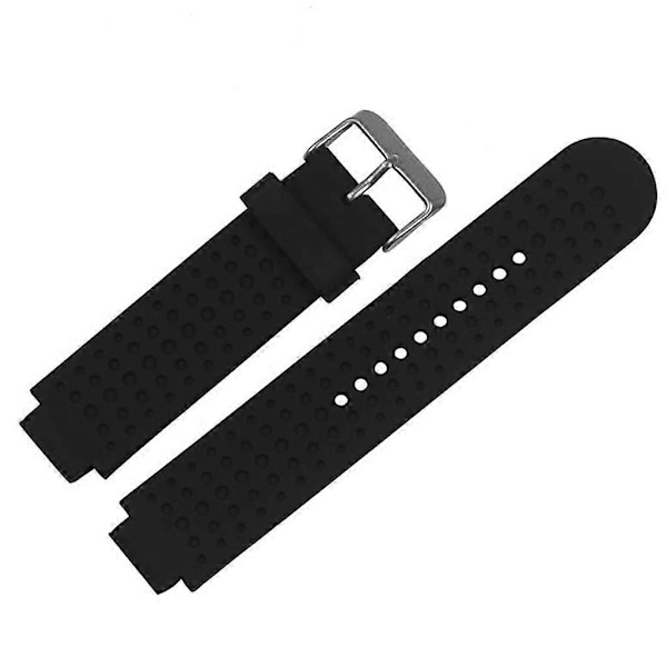 for Forerunner 25 Säädettävä Silikarannekoru Kellonranneke Ruuvimeisselillä [db] Black