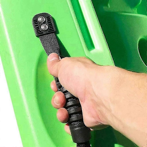 2 st Kajakhandtag Ersättning Kajak Bärhandtag Med Hårdvara Svart Kanot [db] B