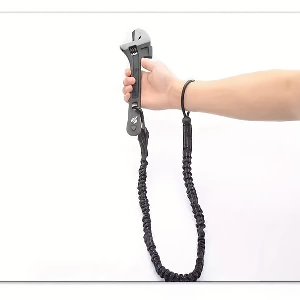 Holdbart sort polyester værktøjsreb - Ikke-elektrisk, batterifri [DB] Black