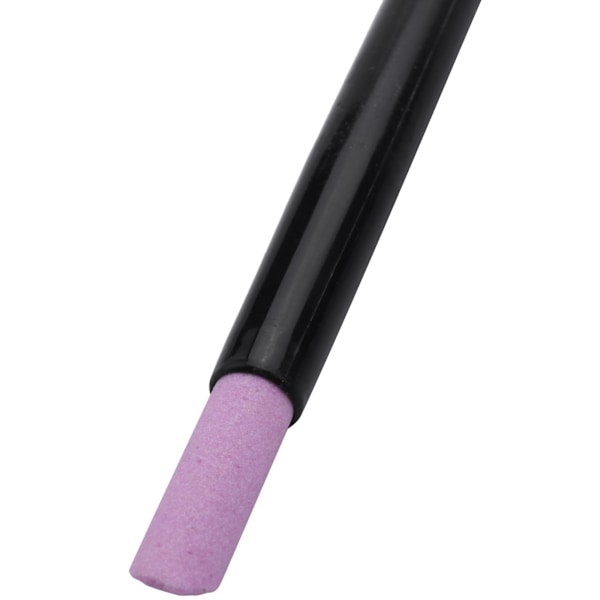 Svart kvarts skrubbsten nagelbandssticka penna nagelband nagelkonst pusher sked skuren nagel pusher manikyr