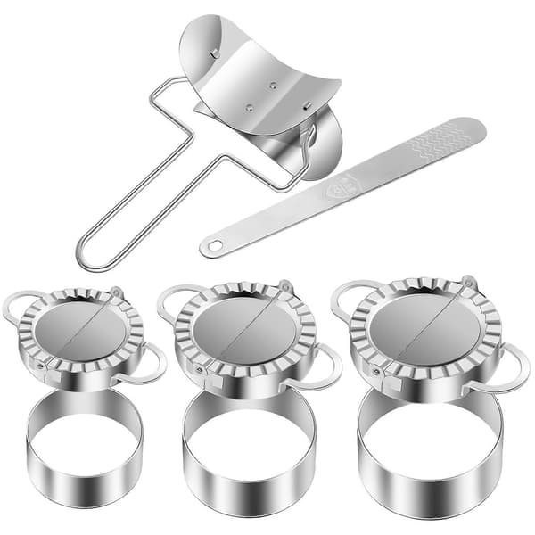 Dumplings Maker 8 stk, Empanadaform og kutter, Fyllskje [DB]