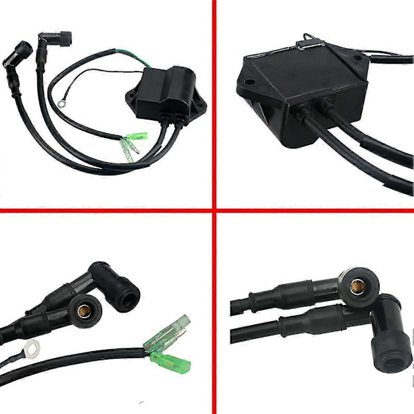 3B2-06060 CDI til TOHATSU påhængsmotor 9.8HK 8HK 2-takts Hidea 3B2-06060-0 3B2-06060-1 Bådmotor Tændspole [DB] Black