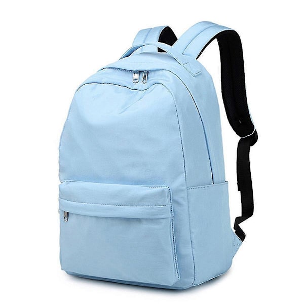Skolesekker, Store Barneskoleryggsekker, Barnesekk Ryggsekk, Ungdomsskole Gutter Jenter Skolevesker Grunnskole Videregående Skole College Casual Daypack [Db] Blue