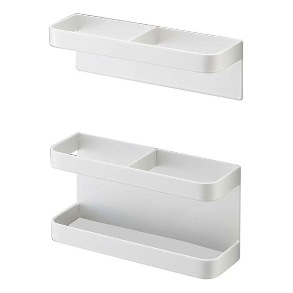 Magnetisk paraplyholder til vægmontering uden boring - Højdejusterbar - Yvan db White
