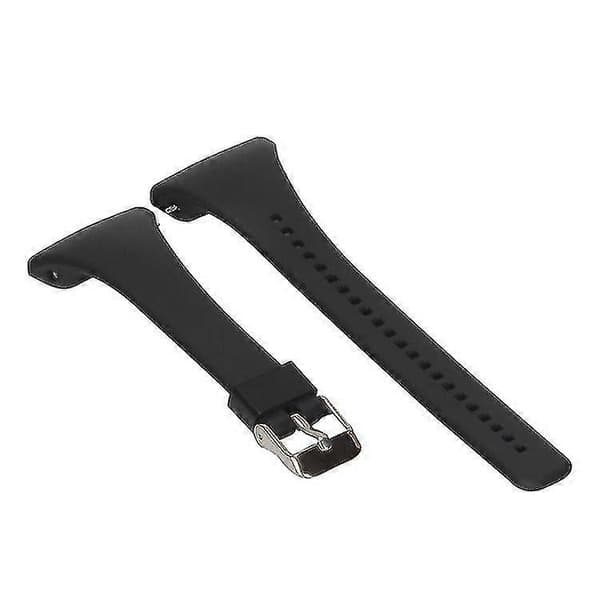 Polar Ft4 & Ft7 -kelloille silikoninen ranneke DB Black