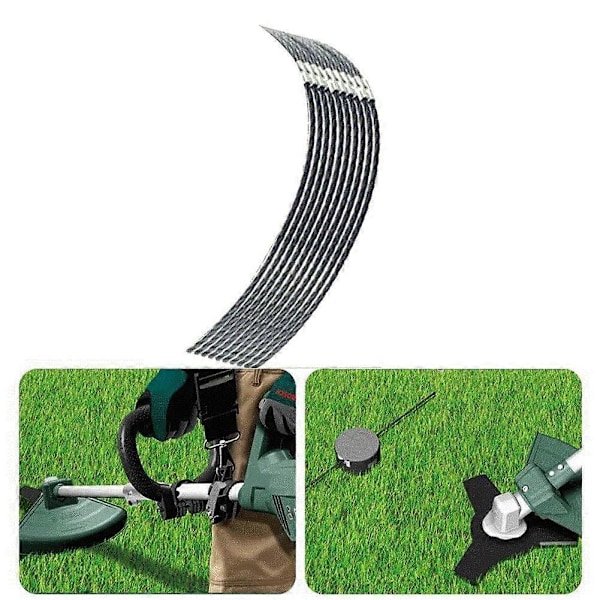 10 stk. til bosch afs 23-37 græsslåmaskine nylon line trimningstråd med spænde f016800431 [DB]