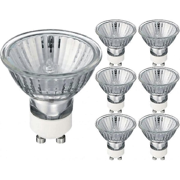 Gu10 Halogen Spotlights Lampor 35w 220-240v 2700k Varmvit Dimbar 6-pack Db