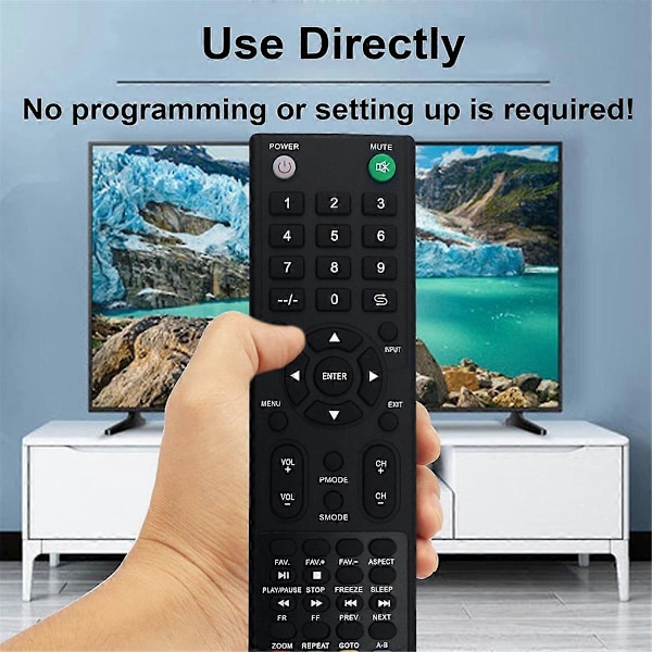 Vaihto-ohjain RM-C3116 LCD LED Smart TV:lle RM-C3116 RM-C3222 -40N570A -48N570A DB Black