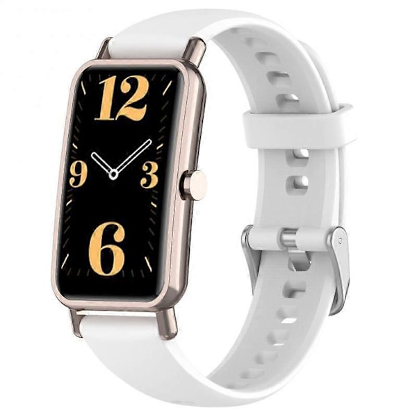 Silikonrem for Huawei Watch Fit Mini Offisiell 16MM Blankt Armbånd for Huawei Band B6 [db] Grey