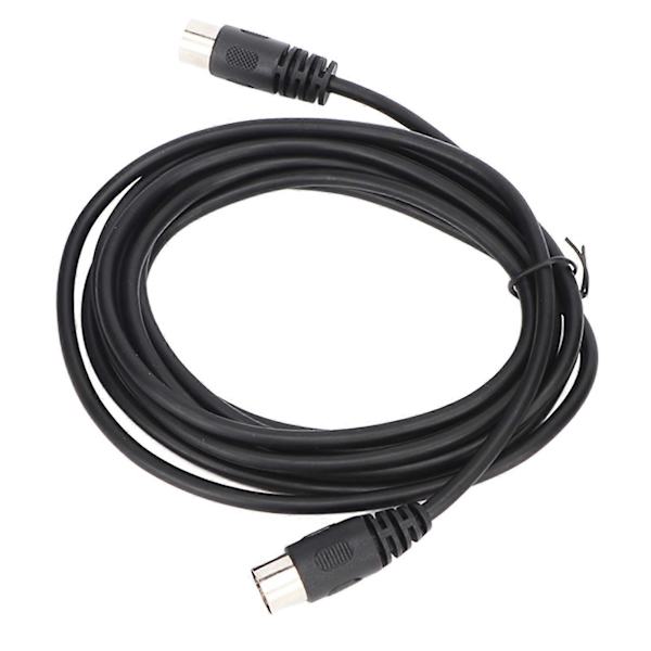 6-polet DIN-kabel han til han Plug and Play lydsignalforbindelse DIN-forlængerledning til digital enhed 3 meter / 9,8ft [db]