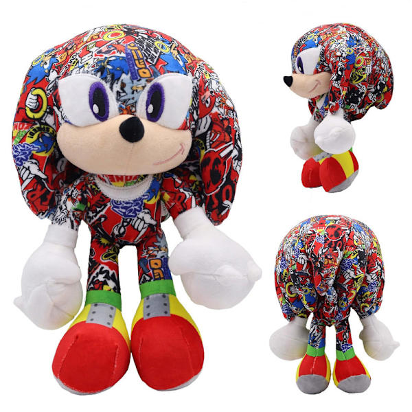 DB 2023 Super Sonic Plys Legetøj Flyvende Egern Super Lyd Mus Dukke Red backpack