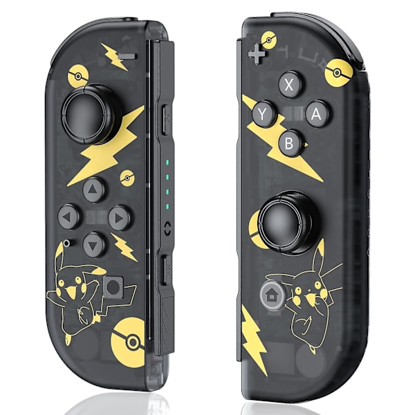 Controller til Nintendo Switch, udskiftning til Switch-controllere med dobbelt vibration/vække/screenshot db