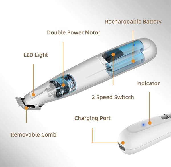 Elektrisk hundeklo trimmer (FW)