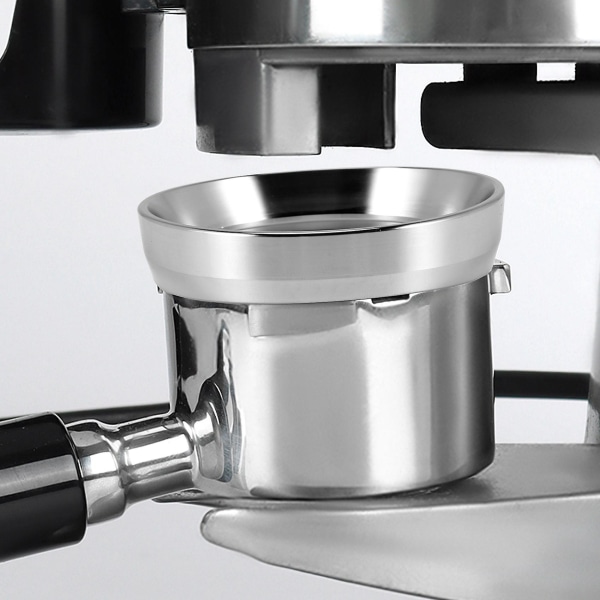 Db 54mm Dosering Ring Rustfrit Stål Kaffe Dosering Ring Espresso Dosering Tragt Kaffe Protafilter Ring silver