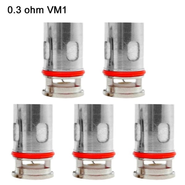 5 stk. udskiftningsspole Vm1 0,3ohm Mesh-spoler til X R Air S Argus Gt Pod