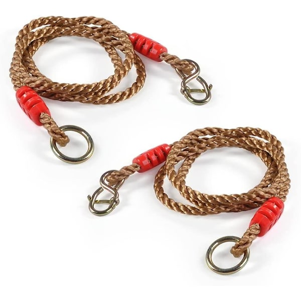2 Par Swingrep med Justerbara Remmar 1.8m Trädhängande Max Last 300kg / 660lb Pe  (2-pack) {Db}