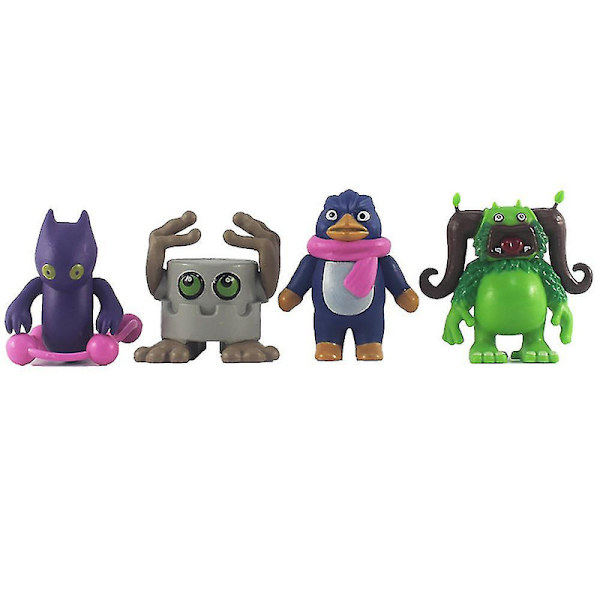 Kids 13pcs My Singing Monsters Figurleksak Set, Wubbox Noggin Toe Jammer Modeller Gåvor Heminredning SSBGV Db