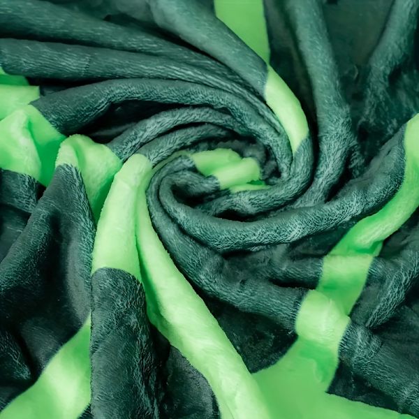 1 kpl Vihreä Lehti Muotoinen Flanelli Peitto, Pehmeä Mukava Heittopeitto Päiväpeitto Matkalle Sovalle Sänkyyn Toimistoon Koti Sisustukseen, Lomapäivälahja Peitto{db} Green 130*150cm