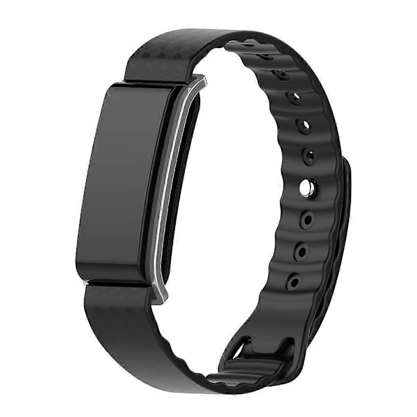 Armband för Huawei Honor A2 Silikon Remmar Bälte Smartwatch Brace [DB] Black