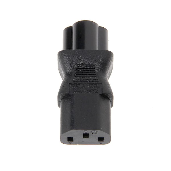 IEC 320 C13 Honkontakt till C6 Hankontakt 3-polig Cloverleaf-kontakt AC-strömadapter Db