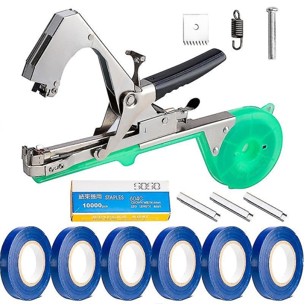 Trädgårdsverktyg Strumpeband Växter Gren Handbindning Bindningsmaskin  [dB} 6pcs Adhesive paper