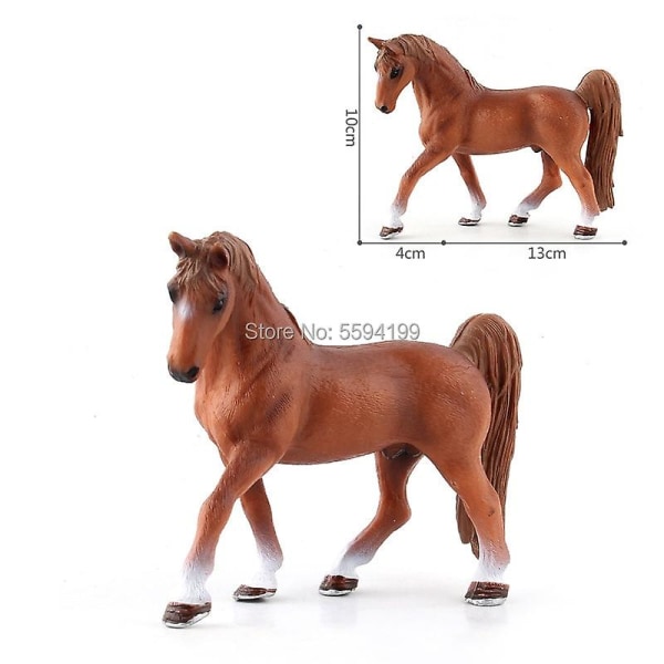 15 stilar Häst Djur Clydesdale Hanoverian Arab Shire Appaloosa Modeller Action Figur Pedagogisk Samling Leksaker Presenter Figurer DB K