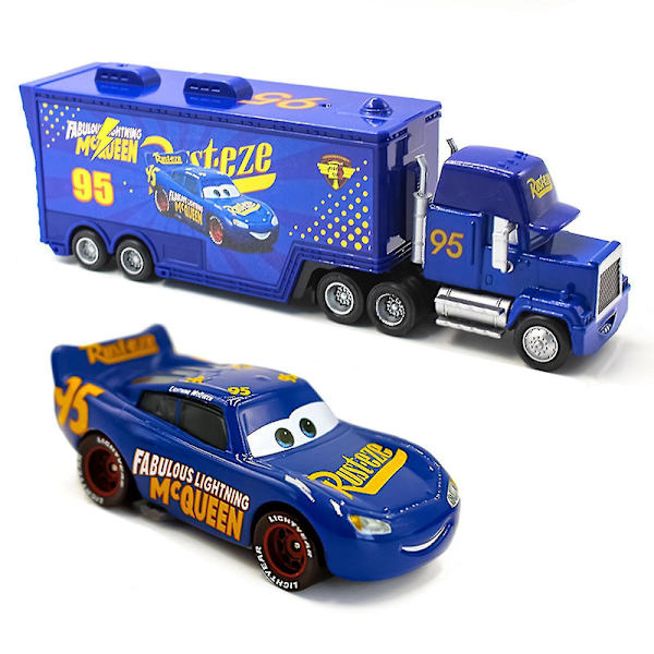 Autot Elokuva Mcqueen & Kuningas & Chick Hicks & Mack Rekka Setä Diecast Ajoneuvo Lelut Setti DB H