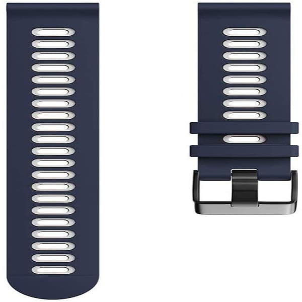 Til Garmin Forerunner 245 Silikon Urrem {Db} Blue White