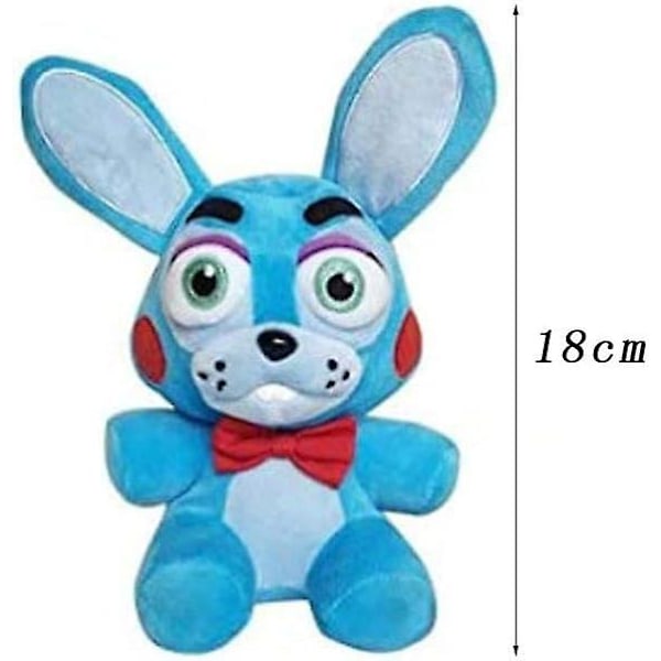 SBSG Toy Bonnie Plyschdjur Gosedjur Doll Fan Made plushies för pojke flicka Plyschpresent [DB] Blue
