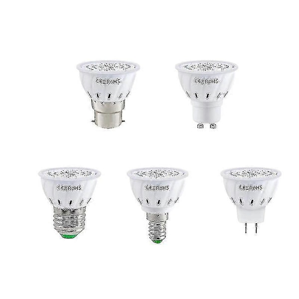 3kpl Led Kasvivalo Sisäkasveille - Täyden Spektrin Lamppu Puutarhan Koristelu [DB] E14