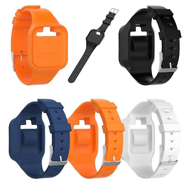 Ersättningsarmband i silikon, justerbart klockarmband för Golf Buddy Voice 2 GPS [DB] Blue